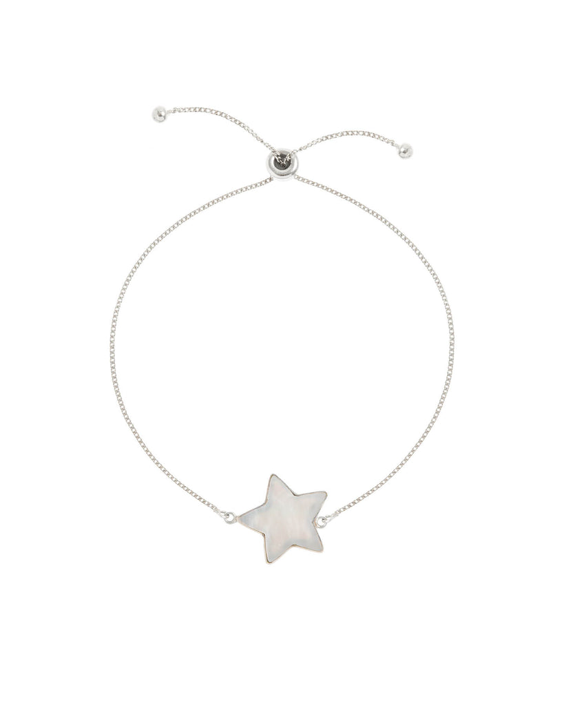 Adjustable Star Bracelet Sterling Silver