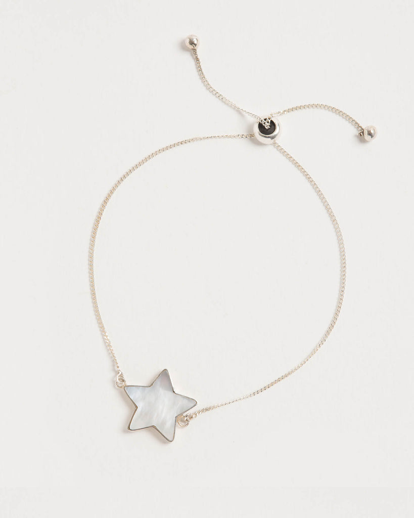 Adjustable Star Bracelet Sterling Silver