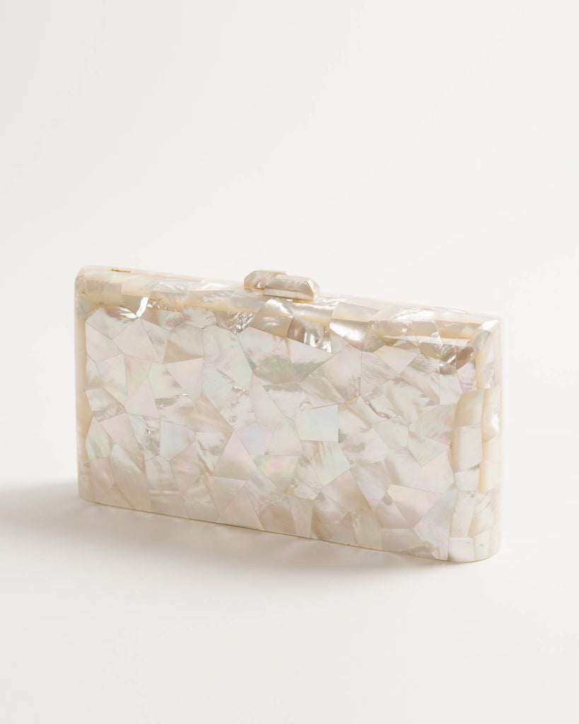 Aphrodite Mother of Pearl Bag Ivory