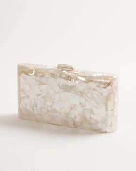 Aphrodite Mother of Pearl Bag Ivory