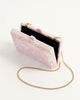Aphrodite Pink Mother of Pearl Clutch Bag