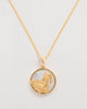 Aquarius, Gold Zodiac Necklace
