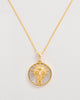 Aries, Gold Zodiac Necklace