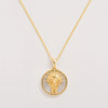 Aries Gold Zodiac Necklace Tonal