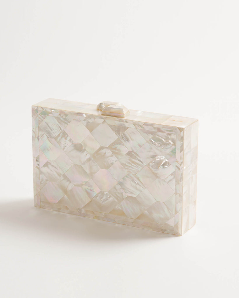 Athena Ivory Mother of Pearl Bag