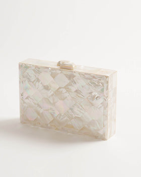 Athena Ivory Mother of Pearl Bag