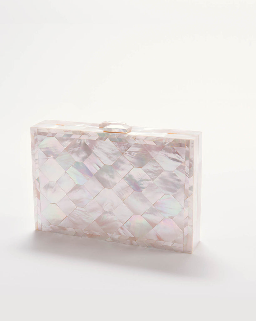 Athena Pink Mother of Pearl Bag