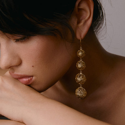 Turquoise Mountain Ava Earrings