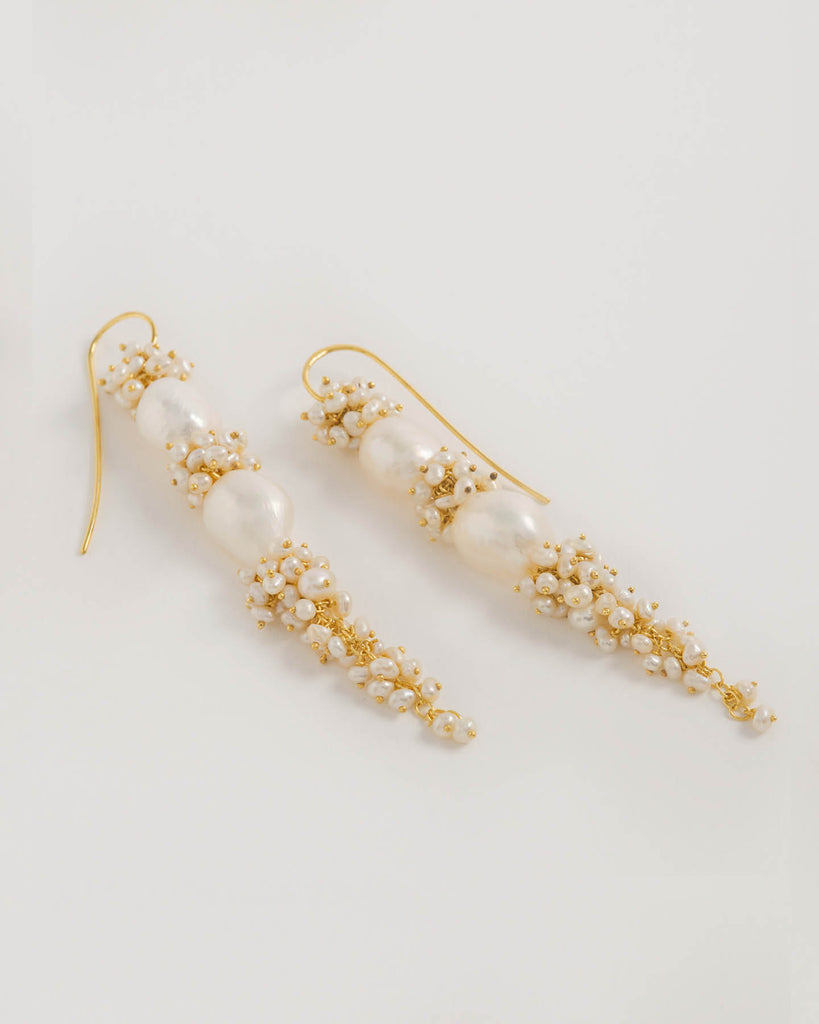 Baroque Pearl Long Drops
