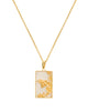Rectangle Bee Necklace