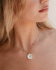 Blue Topaz Mother Of Pearl Necklace