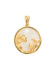 Cancer, Gold Zodiac Pendant