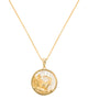 Capricorn, Gold Zodiac Necklace