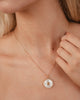 Citrine Mother Of Pearl Necklace