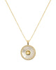 Citrine Mother Of Pearl Necklace