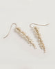 Delicate Silver Pearl Drops