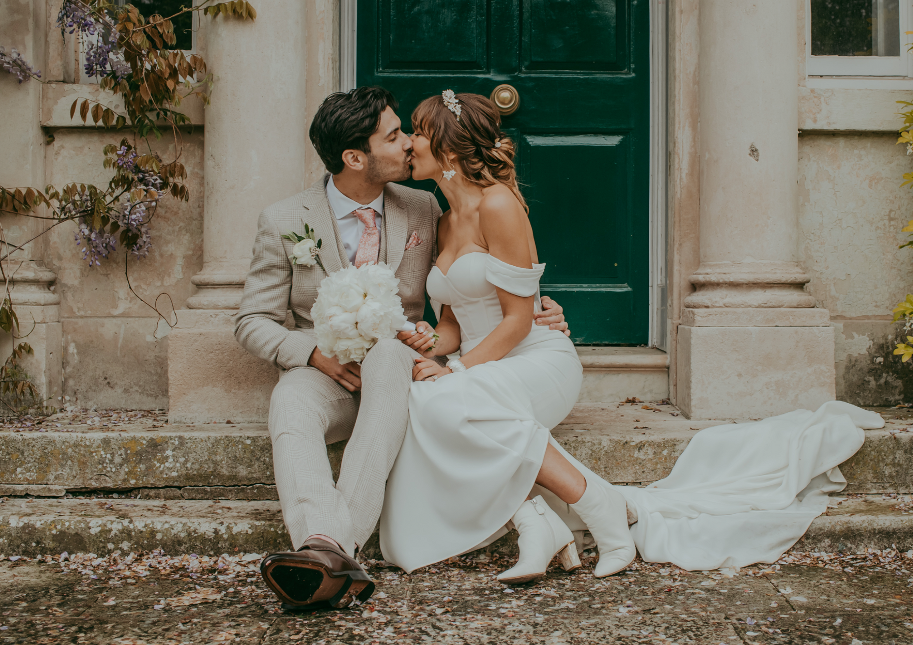 Real Bride Wears Designer Wedding Boots From Freya Rose London