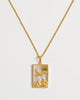 Rectangle Eagle Necklace