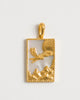Rectangle Eagle Pendant