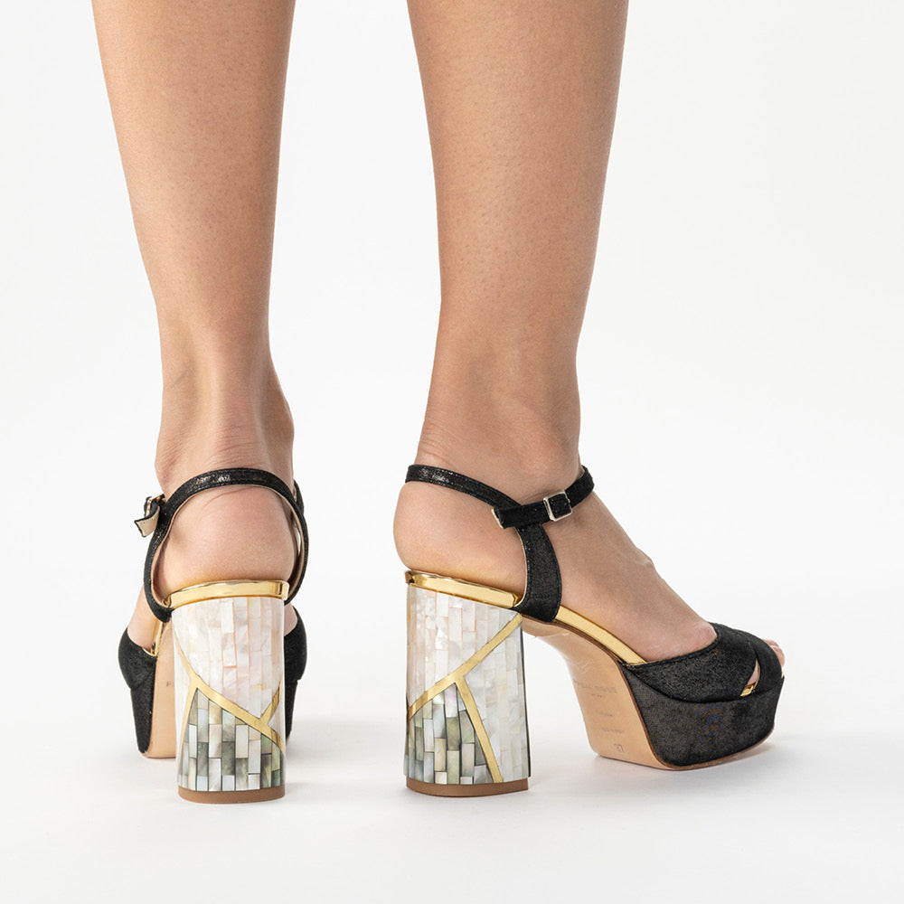 Jeweled Heels | Zahra Noirs | Freya Rose London