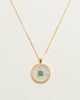 Emerald Mother Of Pearl Necklace