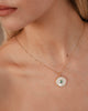 Emerald Mother Of Pearl Necklace