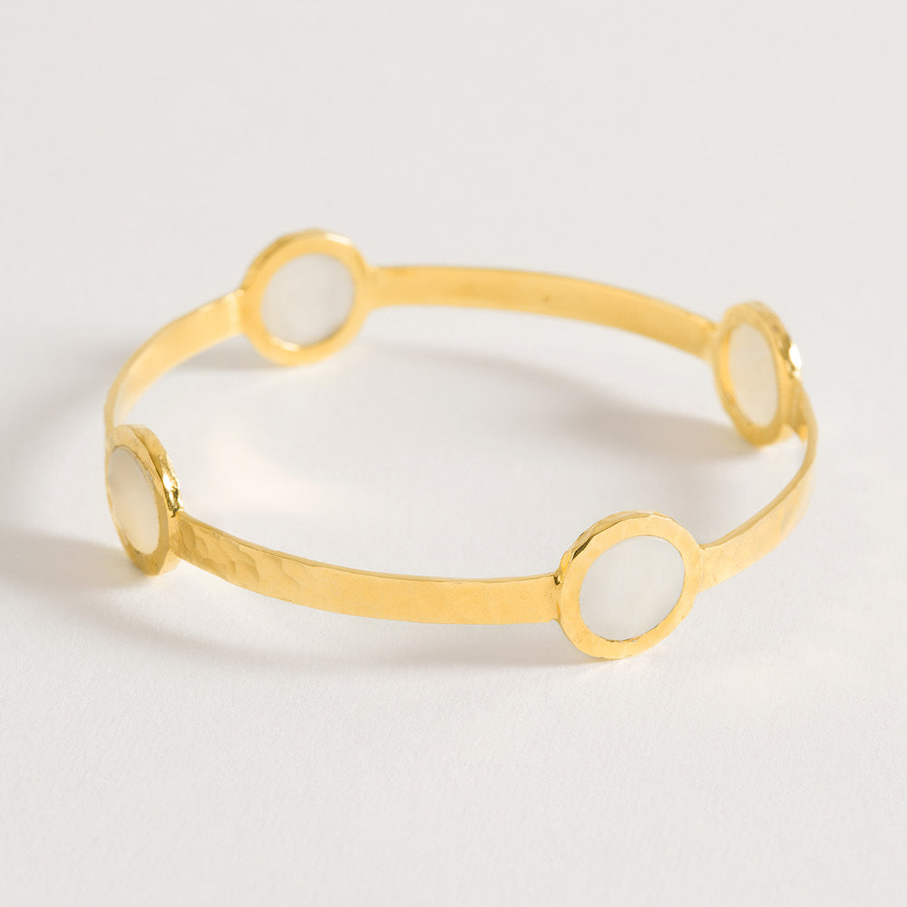 Forged Disc Bangle