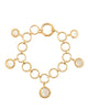 Forged Circular Bracelet, Gold