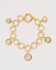 Forged Circular Bracelet, Gold