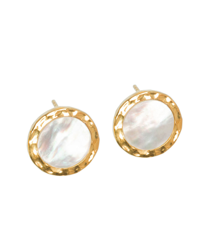 Forged Disc Earrings