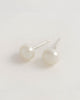 Fresh Water Pearl and Silver Stud Earrings