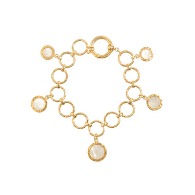 Forged Circular Bracelet, Gold