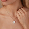Peridot Mother of Pearl Necklace