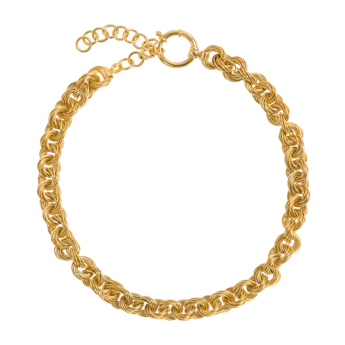 Sumba Circular Necklace Gold