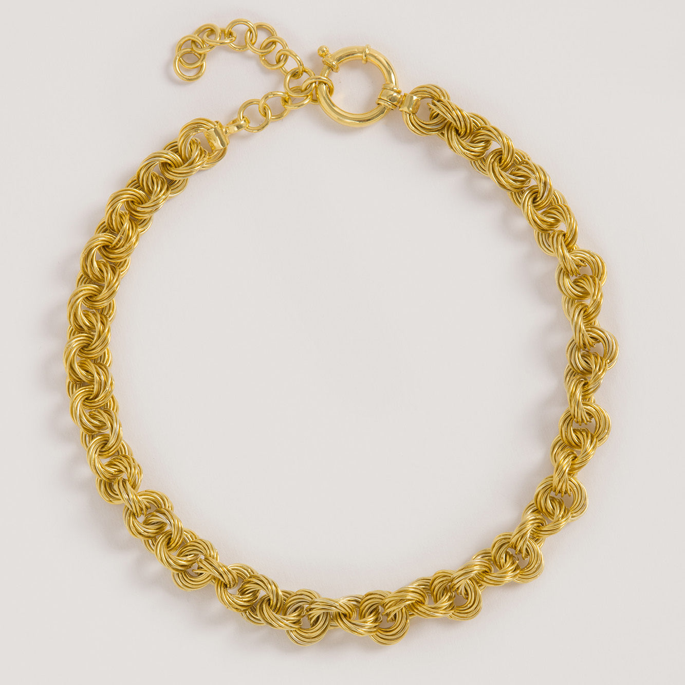 Sumba Circular Necklace Gold