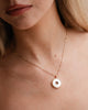 Garnet Mother Of Pearl Necklace