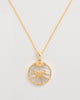 Gemini, Gold Zodiac Necklace