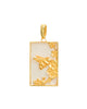 Rectangle Bee Pendant