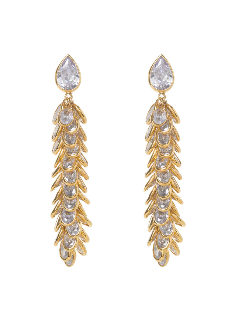 Gold Crystal Long Drops