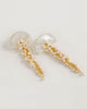 Hakuro Ivory Mother of Pearl and Pearl Long Drops