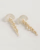 Hakuro Silver Mother of Pearl and Pearl Long Drops