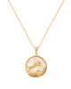 Leo, Gold Zodiac Necklace
