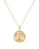 Libra, Gold Zodiac Necklace