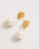 Lion Pearl Drop Earrings