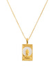 Rectangle Lion Necklace