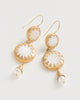 Warrioress Medallion Earrings