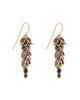 Gold and Black Midi Crystal Drops