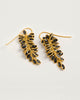 Gold and Black Midi Crystal Drops