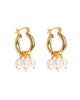 Mini Hoops with Detachable Pearls