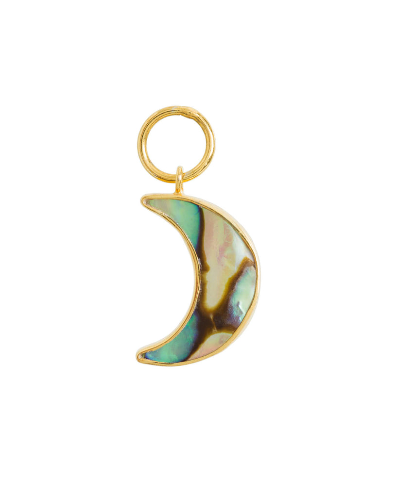 Moon Paua Pendant